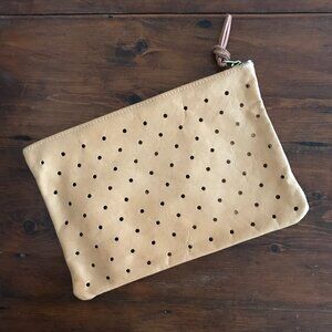 Pine + Boon Perforated Leather Convertible Clutch / Cross Body Bag
